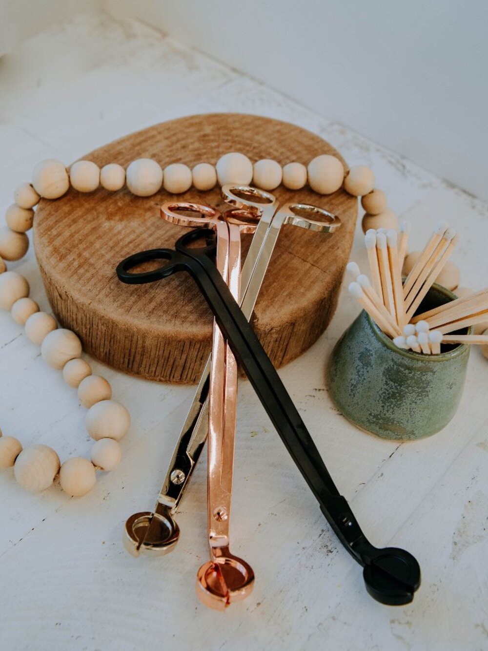 NWT Dirt Road Candle Co. Wick Trimmer Rose Gold - Picture 4 of 8